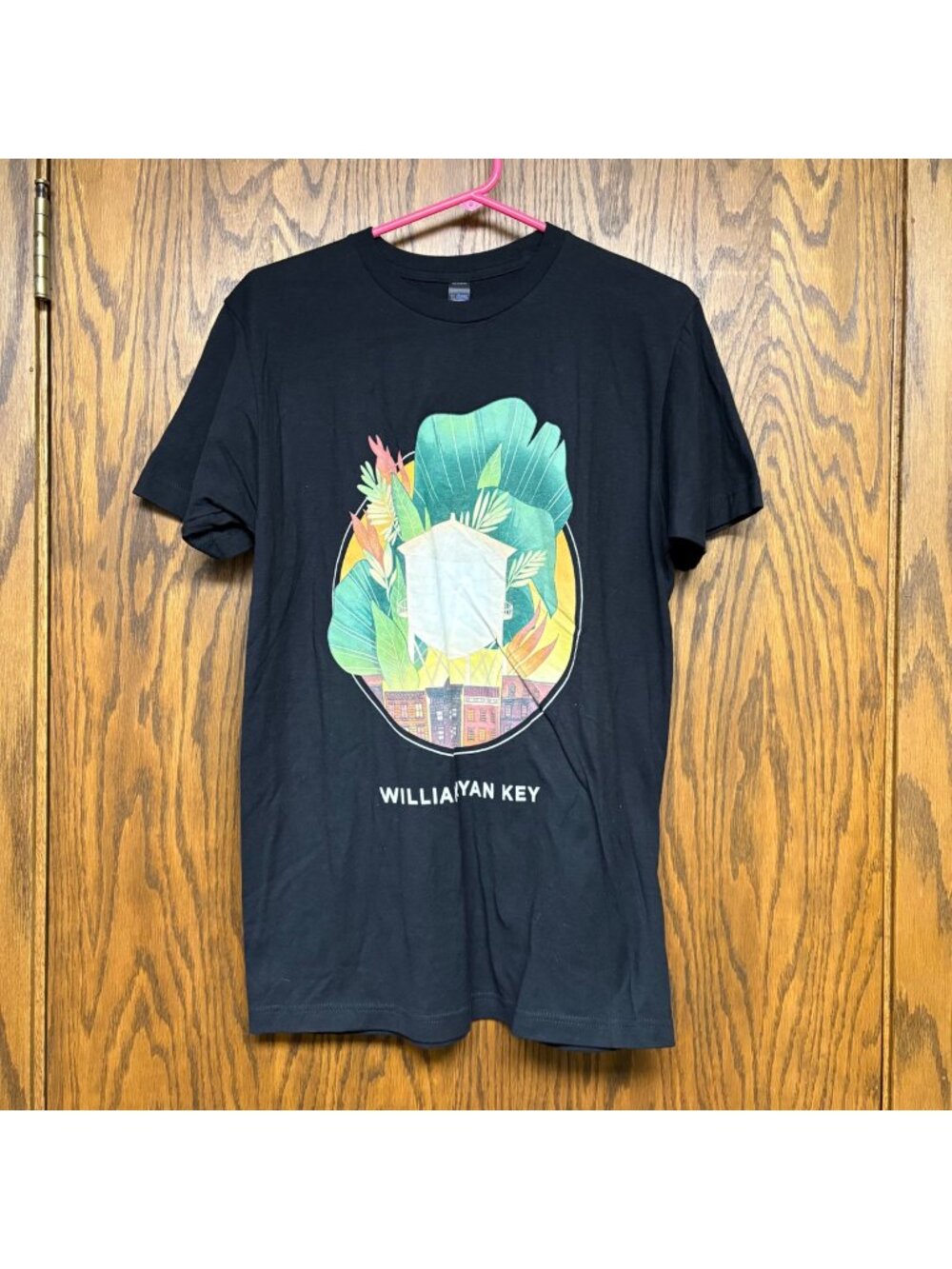 William Ryan Key Graphic Black T-Shirt Mens Size Medium Band Merch Cotton Tee